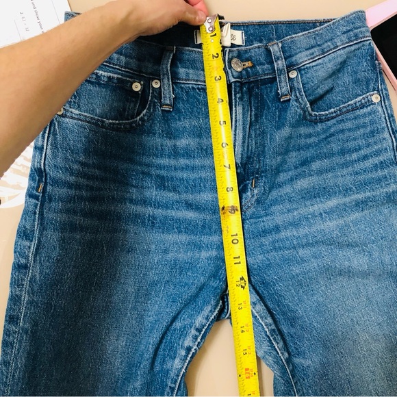 Madewell The High-Rise Slim Crop Boy Jean size 25 - Picture 9 of 9